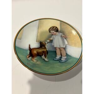 Hamilton Collection collector's plate "The Reward" by Bessie Pease Gutmann